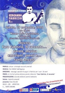 Premiazione concorso Caro Fabrizio ti racconto_28novembre2015