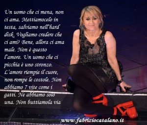 Sanremo 2013 monologo contro la violenza sulle donne di Luciana Littizzetto 